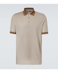 Canali - Cotton Polo Shirt - Lyst