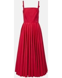 Givenchy - Robe Midi En Coton - Lyst