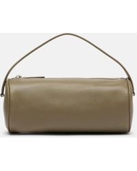 The Row - Round 90's Leather Tote Bag - Lyst