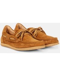 Jacquemus - Batto Croc-Effect Suede Boat Shoes - Lyst