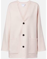 Bottega Veneta - Mantel Aus Wolle - Lyst