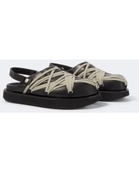 Rick Owens - Megalace Leather Mules - Lyst