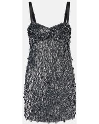 Dolce & Gabbana - Sequined Minidress - Lyst