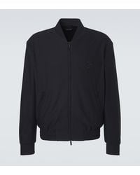 Giorgio Armani - Logo Blouson Jacket - Lyst