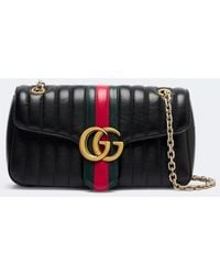 Gucci - Jetset Gg Marmont Medium Leather Shoulder Bag - Lyst