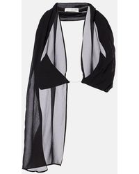 Christopher Esber - Top Aus Seiden-Georgette - Lyst