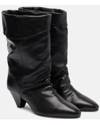 Isabel Marant - Dalby 55 Leather Ankle Boots - Lyst