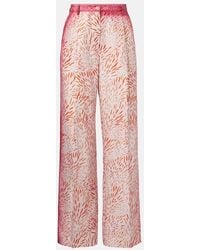 Dries Van Noten - Pantaloni A Gamba Larga - Lyst