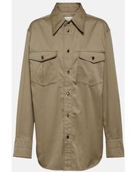Lemaire - Hemd Aus Baumwoll-Twill - Lyst