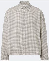 Studio Nicholson - Checked Cotton Shirt - Lyst
