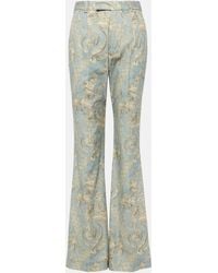 Vivienne Westwood - Ray Printed High-rise Cotton Flared Pants - Lyst