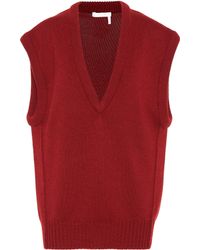 Chloé Cashmere Sweater - Red