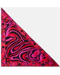 PUCCI - Iride Silk Twill Scarf - Lyst