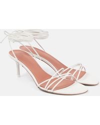 AMINA MUADDI - Lori 60 Leather Sandals - Lyst