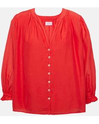 Velvet - Mel Cotton And Silk Shirt - Lyst
