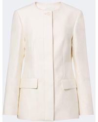 JOSEPH - Myra Cotton, Linen, And Silk-Blend Blazer - Lyst