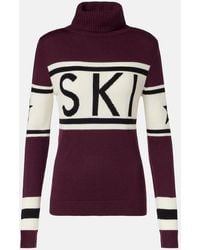 Perfect Moment - Schild Intarsia Wool Sweater - Lyst