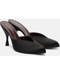 Herbert Levine - Sitting Pretty Satin Mules - Lyst