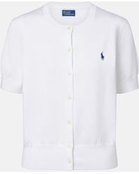 Polo Ralph Lauren - Cotton-Blend Cardigan - Lyst