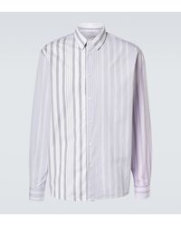 JW Anderson - Striped Cotton Shirt - Lyst