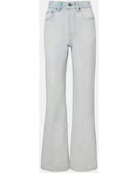 Chloé - Faded Wide-Leg Jeans - Lyst
