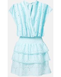 Melissa Odabash - Vestido Corto Jess De Croche De Algodon - Lyst