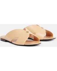 Loro Piana - Vera Leather Sandals - Lyst