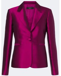 Gucci - Silk Satin Blazer - Lyst