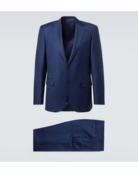 Canali - Traje De Lana - Lyst