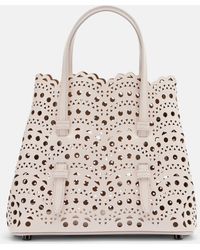 Alaïa - Mina 20 Vienne Leather Tote Bag - Lyst