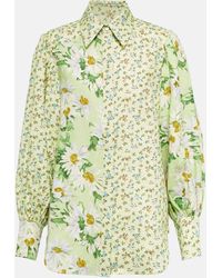 ALÉMAIS - Astra Floral Linen Shirt - Lyst