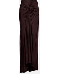 Dries Van Noten - Draped Maxi Skirt - Lyst