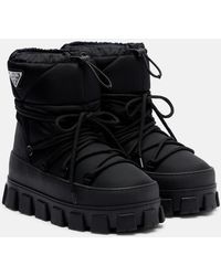 Prada - Re-Nylon Gabardine Snow Boots - Lyst