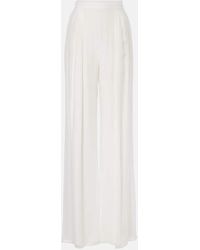 Max Mara - Pantalon De Mariee Ample Lampo En Soie - Lyst