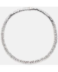 Suzanne Kalan - Classic 18Kt Tennis Necklace With Diamonds - Lyst