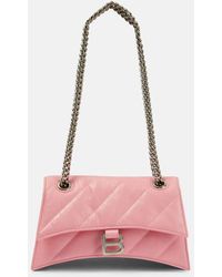 Balenciaga - Crush Small Quilted Leather Shoulder Bag - Lyst