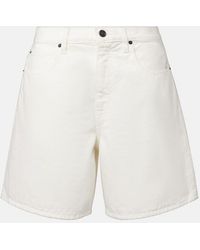SLVRLAKE Denim - Square Denim Shorts - Lyst
