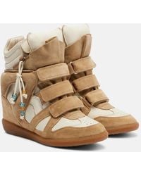 Isabel Marant - Bekett Suede High-Top Sneakers - Lyst