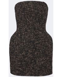 Magda Butrym - Boucle Wool And Cashmere-Blend Bustier Dress - Lyst