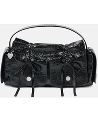 Acne Studios - Schultertasche Multipocket Aus Leder - Lyst