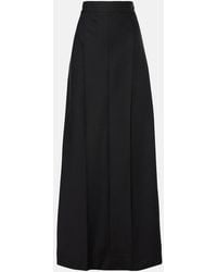 Plan C - Wool Maxi Skirt - Lyst