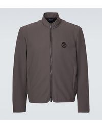 Giorgio Armani - Logo Blouson Jacket - Lyst