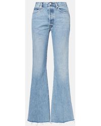 FRAME - The Lax High-Rise Flared Jeans - Lyst