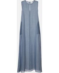 Leset - Niko Ramie Maxi Dress - Lyst