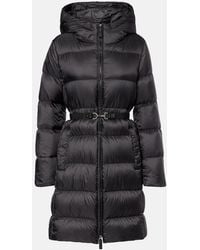 Max Mara - Belted Quilted Down Coat - Lyst