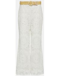 Zimmermann - Chintz Doily Lace Pants - Lyst