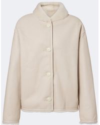 Yves Salomon - Shearling-Trimmed Leather Jacket - Lyst