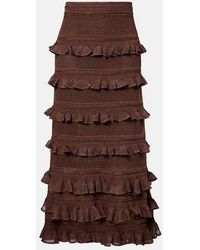 Zimmermann - Hypnotic Ruffled Maxi Skirt - Lyst