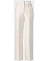 JOSEPH - Mitae Cotton, Linen, And Silk-Blend Wide-Leg Pants - Lyst
