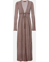 Missoni - Open-Knit Lame Beach Cover-Up - Lyst